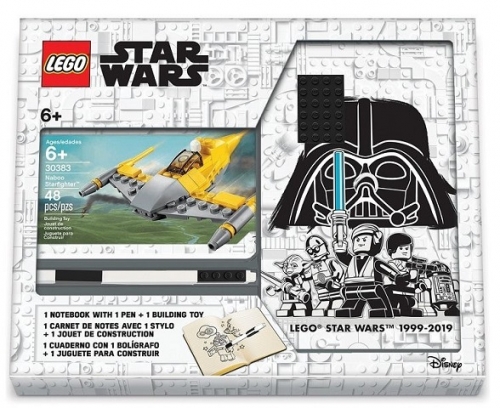 Main image of LEGO Star Wars Naboo Starfighter Recruitment Bag Stationery Set (52528-1)