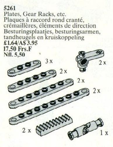 Main image of LEGO Plates, Gear Racks, etc. (5261-1)