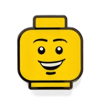 LEGO Head Boy Snap Button