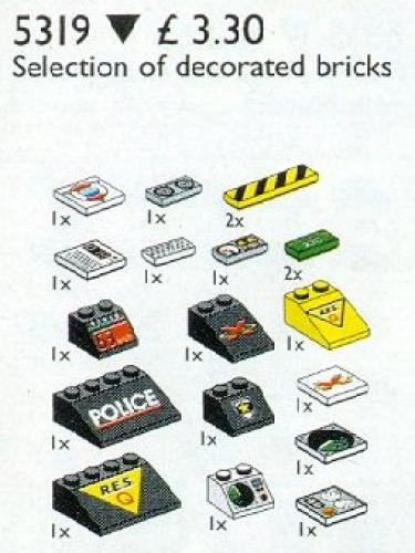 Main image of LEGO Decorated Elements (5319-1)