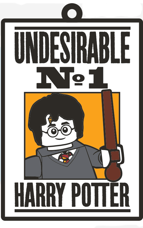 LEGO Wanted Harry Potter Magnet