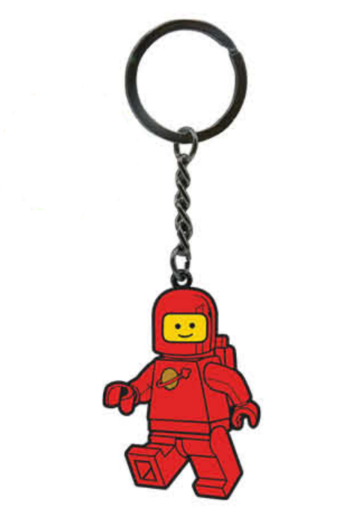 Spaceman Keychain Red