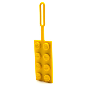 LEGO Yellow Brick Luggage Tag