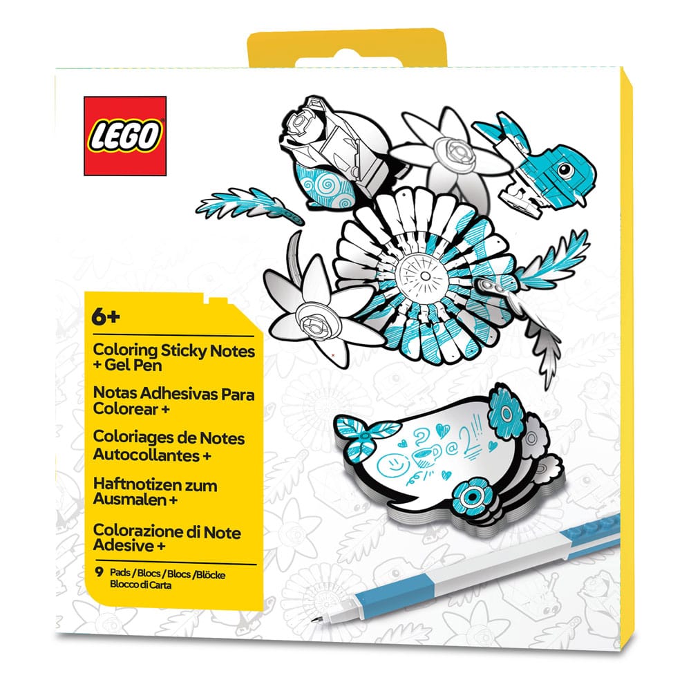 LEGO Gear - Sticky Notes and Gel Pen Set Botanicals