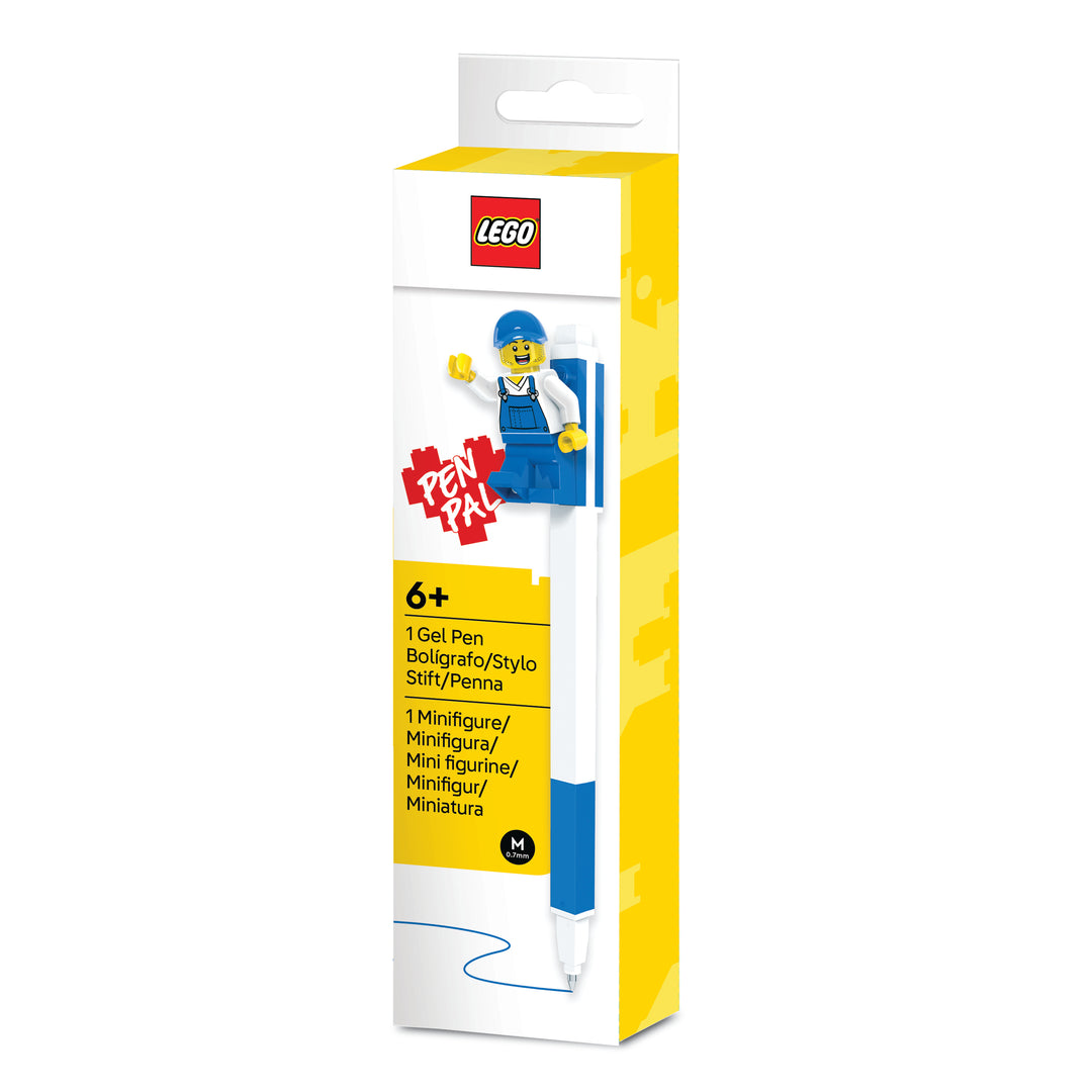 Pen Pal Gel Pen with Minifigure (Blue)