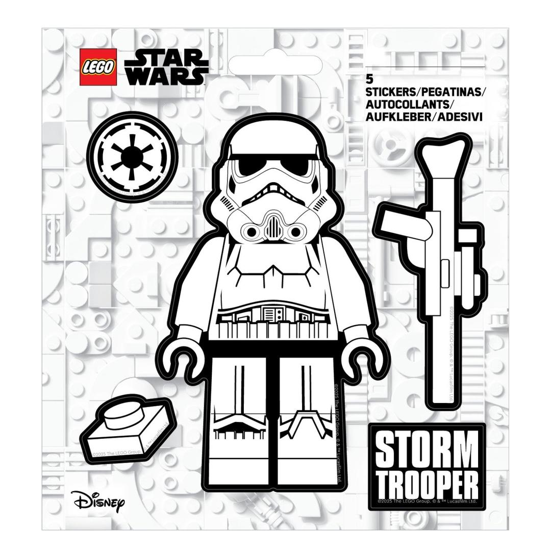 LEGO set 53751-1 Star Wars Stormtrooper Black and White Stickers - Image 1