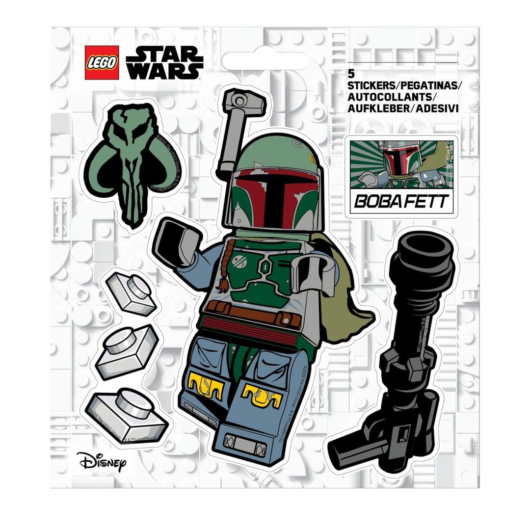 LEGO set 53778-1 Star Wars The Mandalorian Boba Fett Stickers - Image 1
