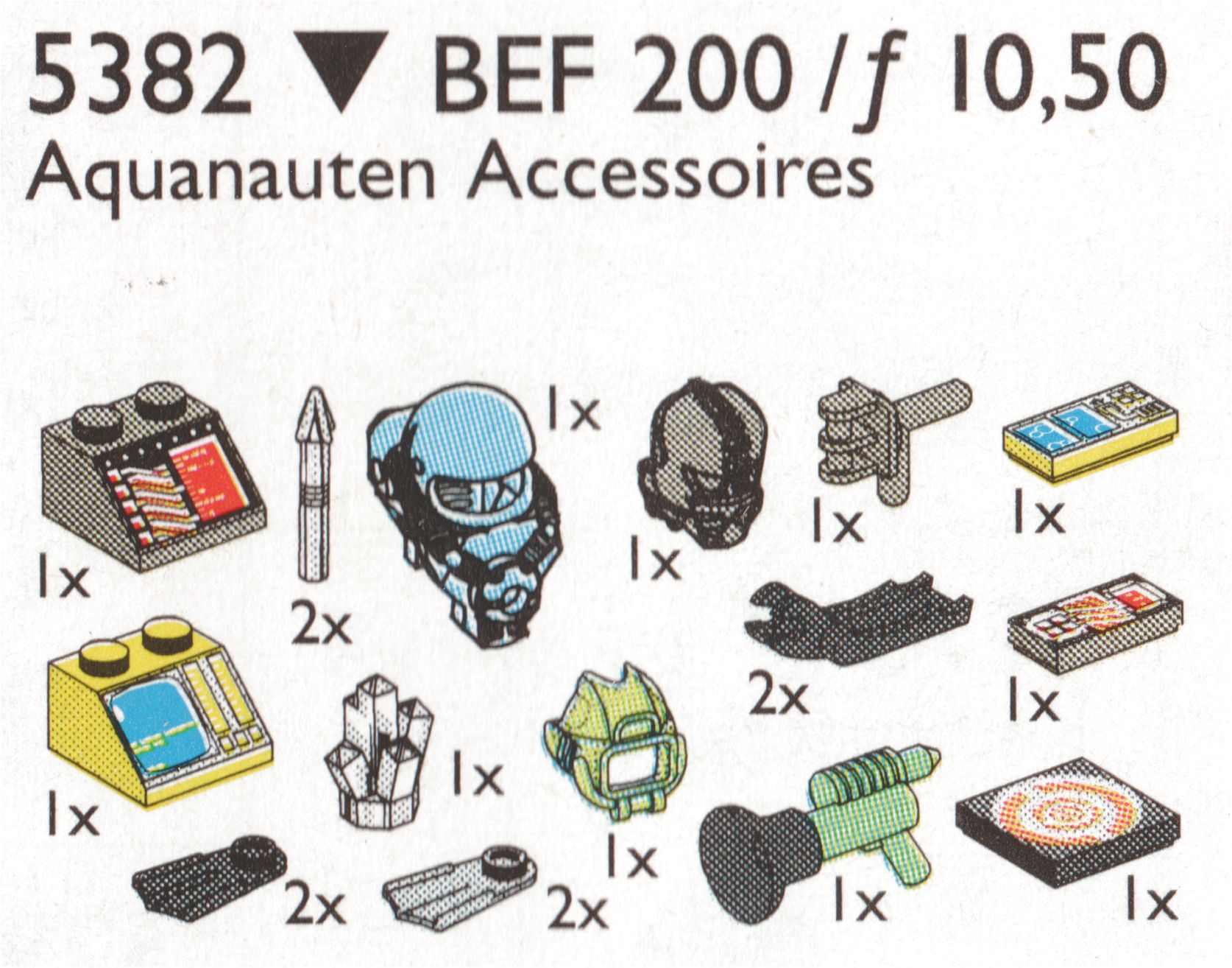 Main image of LEGO Aquazone Accessories (5382-1)