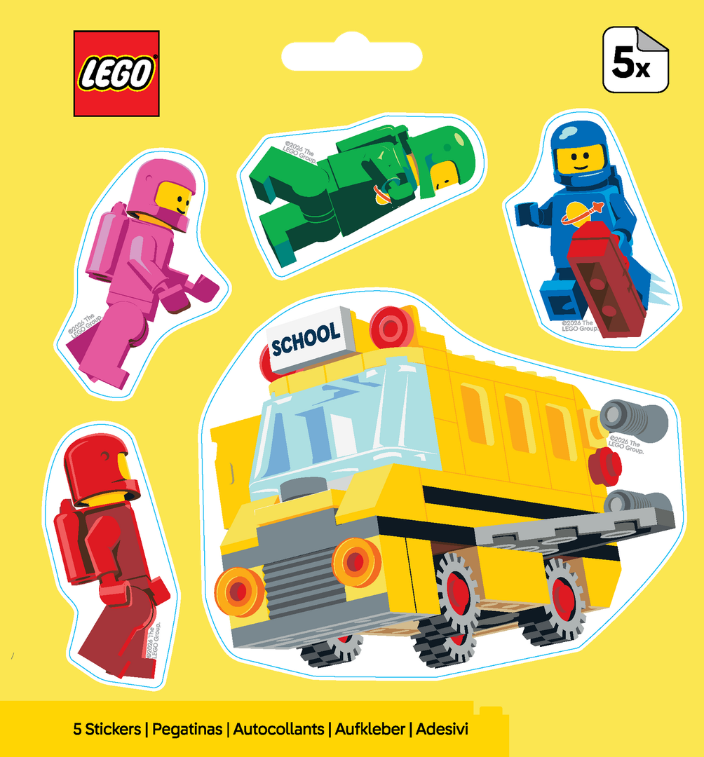 LEGO Space Bus Stickers