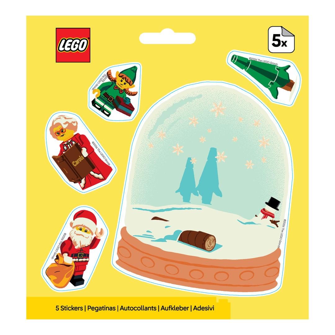 LEGO Holiday Snow Globe Stickers