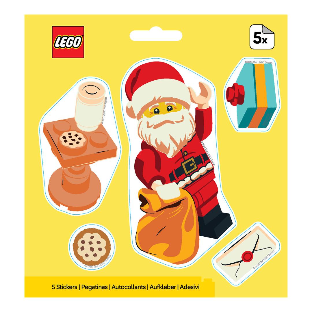 LEGO Holiday Santa Stickers