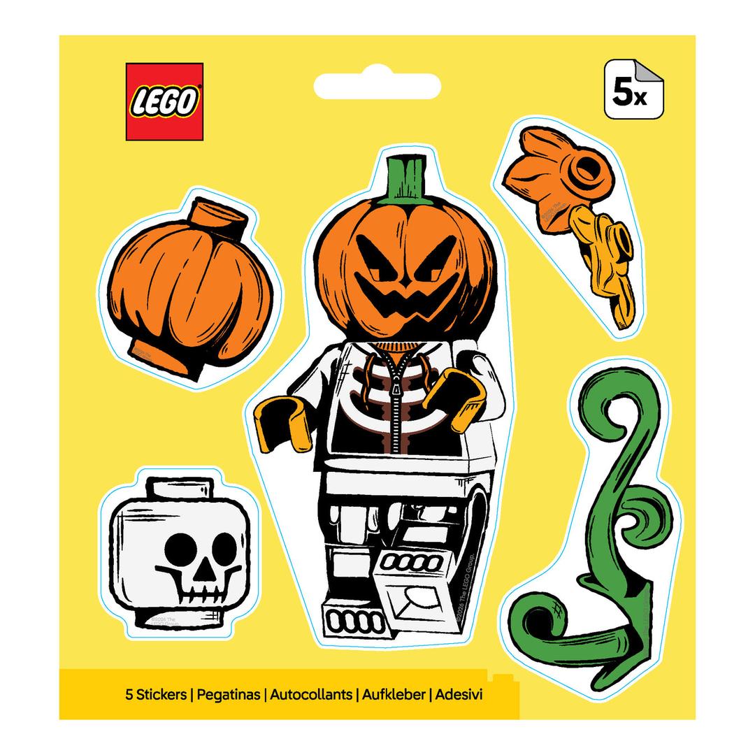 LEGO Halloween Skeleton Stickers