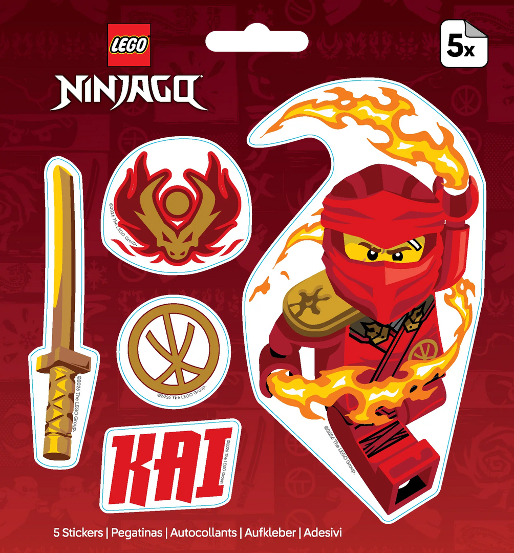 LEGO set 53849-1 Ninjago Kai Stickers - Image 1