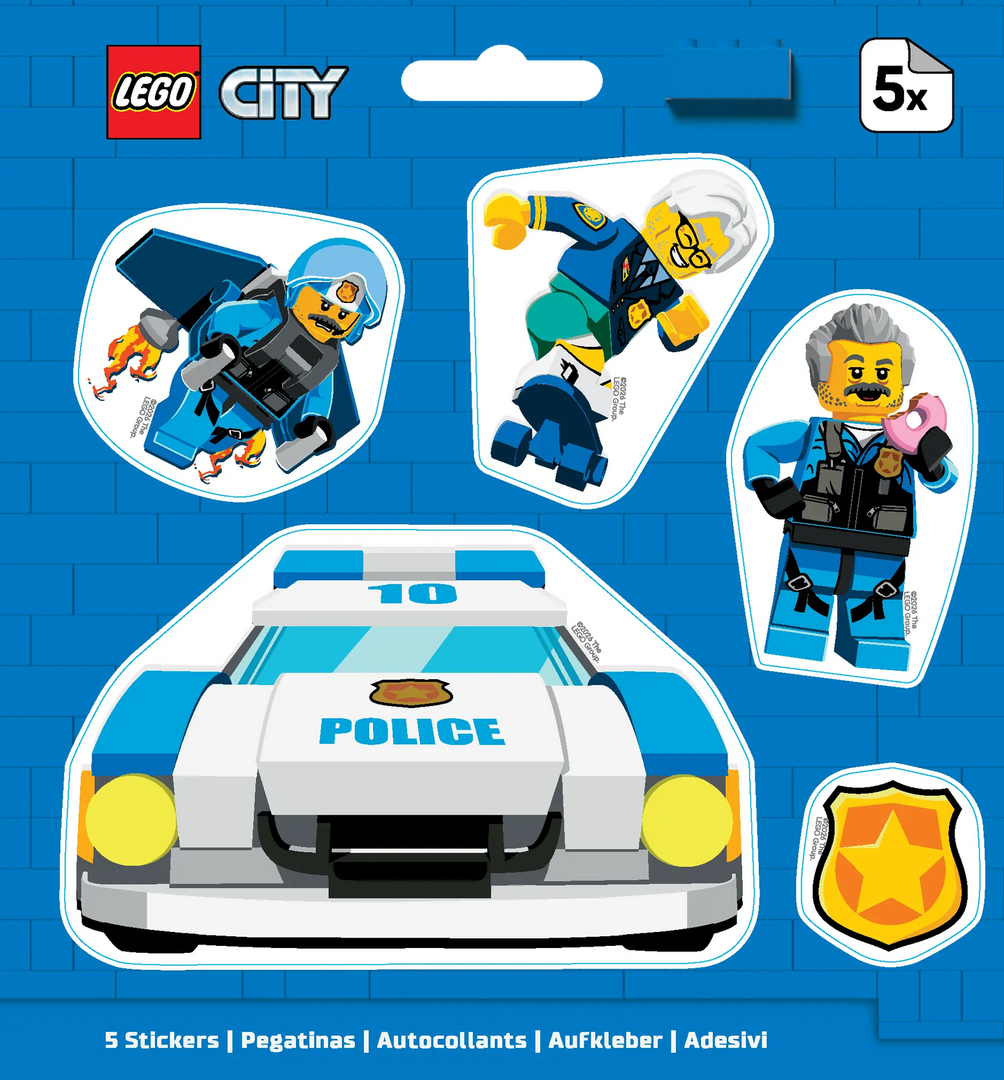 LEGO City Police Stickers