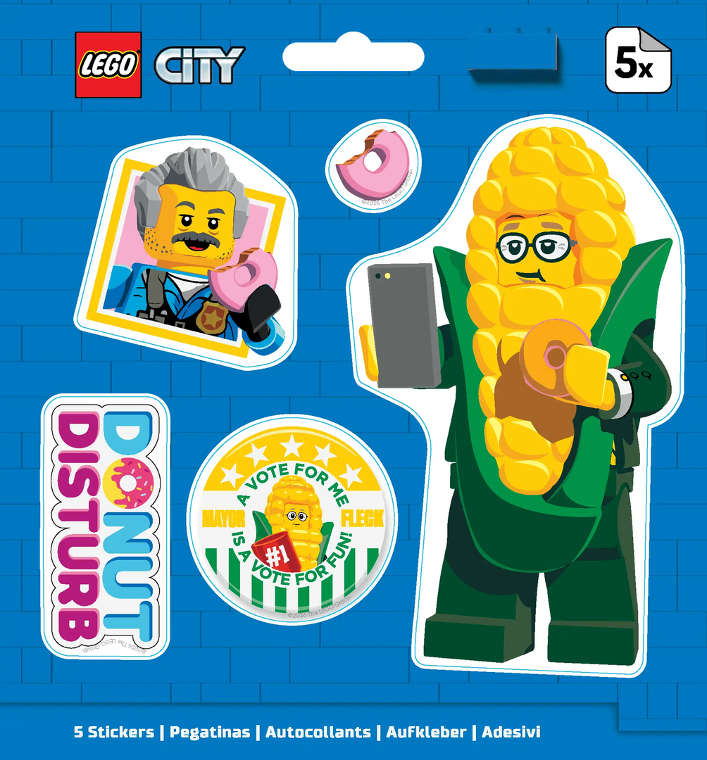 LEGO set 53854-1 City Fleck Stickers - Image 1
