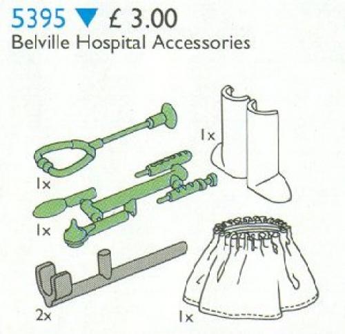 Main image of LEGO Belville Hospital Accessories (5395-1)