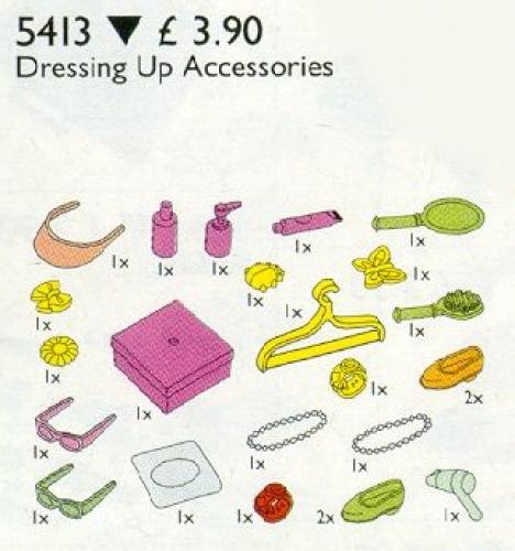 Main image of LEGO Dressing Up Accessories (5413-1)