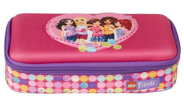 Main image of LEGO Friends Confetti Pencil Case with Pencils (5711013052232-1)