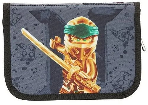 Main image of LEGO Ninjago Golden Lloyd Pencil Case with Pencils (5711013084967-1)
