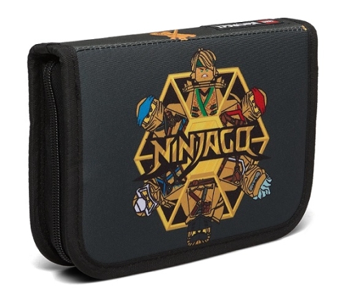 LEGO Ninjago Golden Team Pencil Case with Pencils
