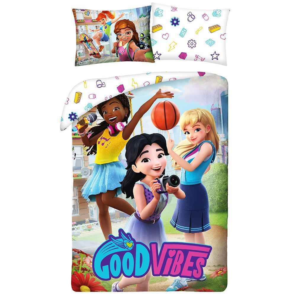 Main image of LEGO Friends Good Vibes Duvet Set (5904209604739-1)