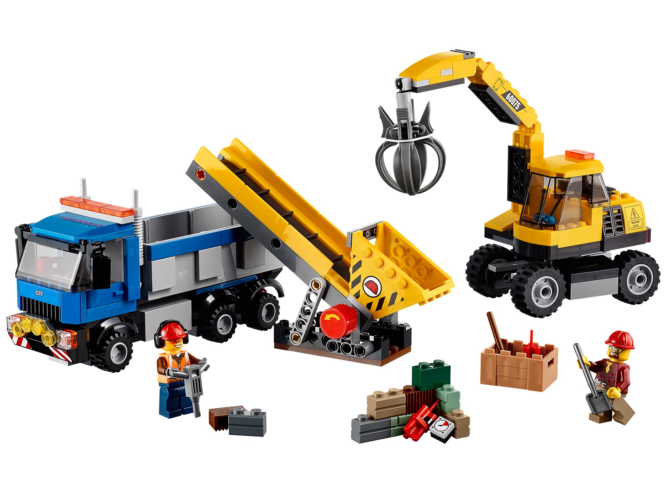 Main image of LEGO Excavator and Truck (60075-1)