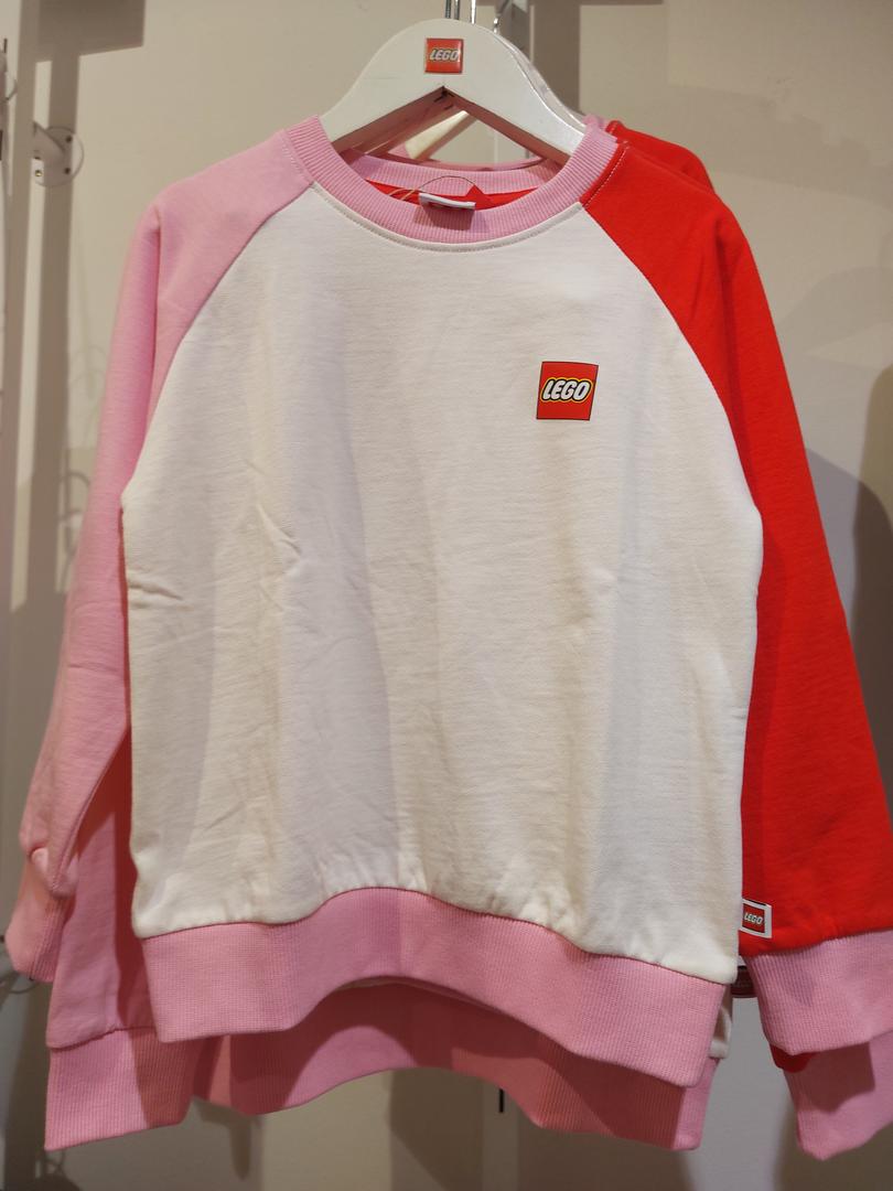 Sweatshirt - Pink and White (601101900138-1)