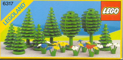 LEGO Trees and Flowers