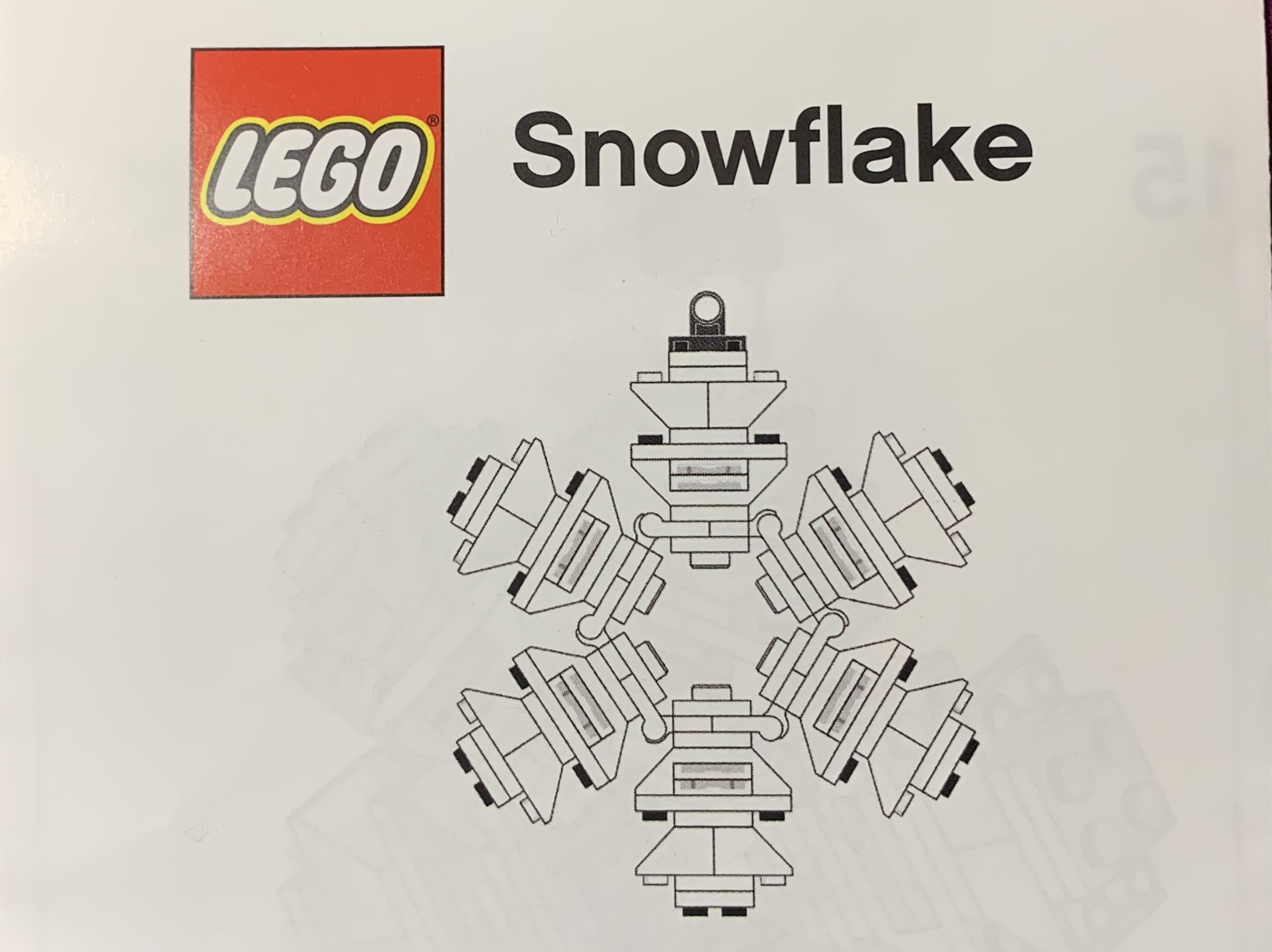 LEGO Snowflake