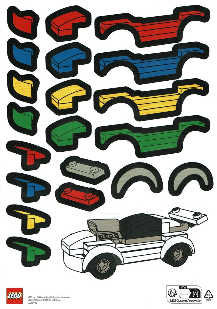 LEGO Car Stickers