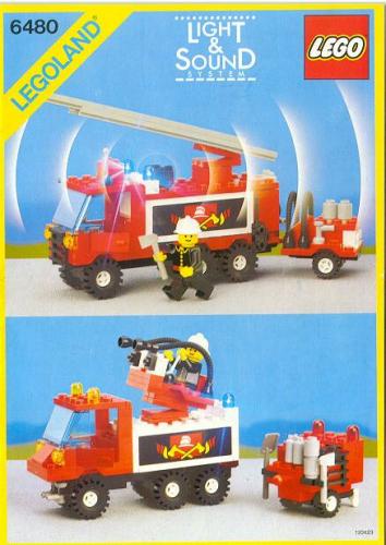 Main image of LEGO Hook and Ladder Truck (6480-1)