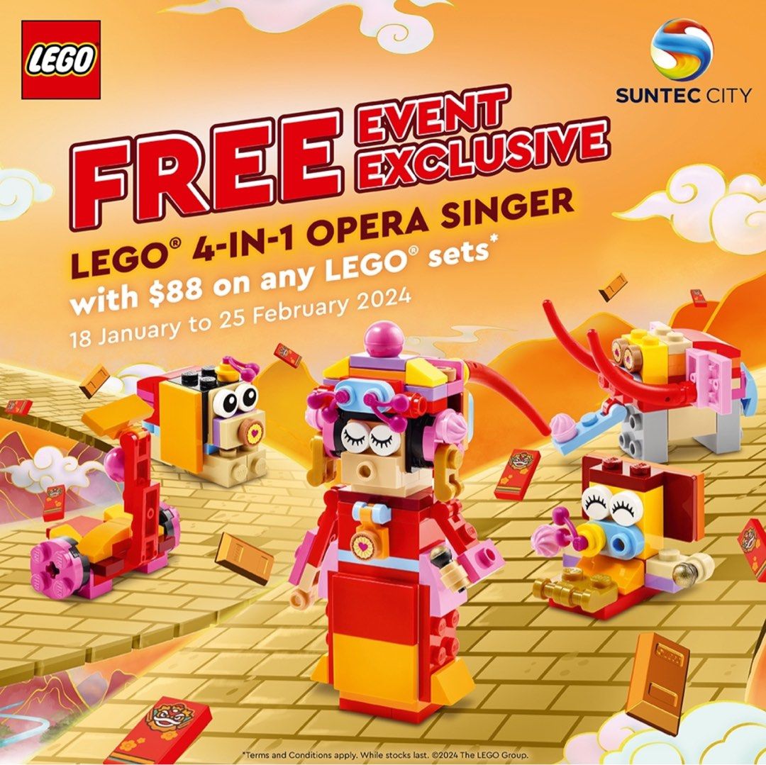 Opera Singer 4 in 1 LEGO set box