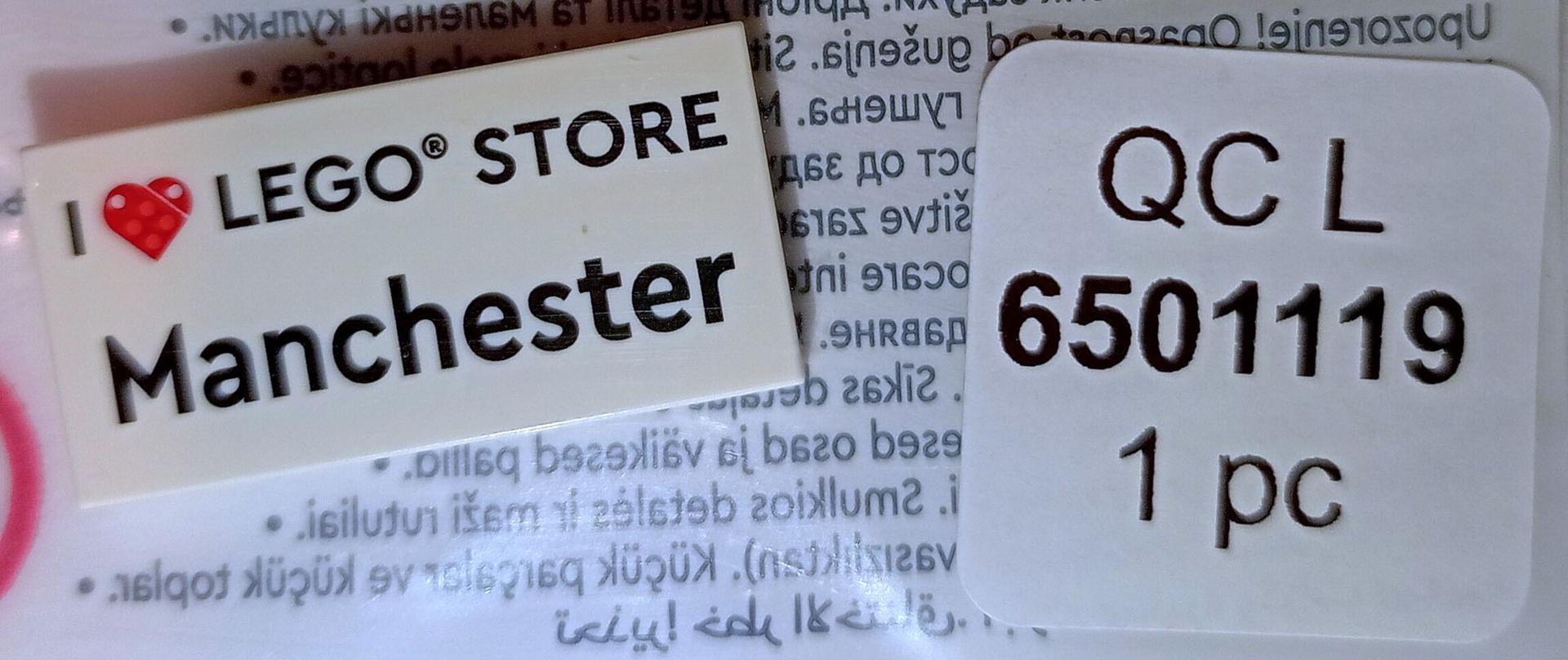 LEGO set 6501119-1 I [Heart] LEGO Store Manchester Tile - Image 1
