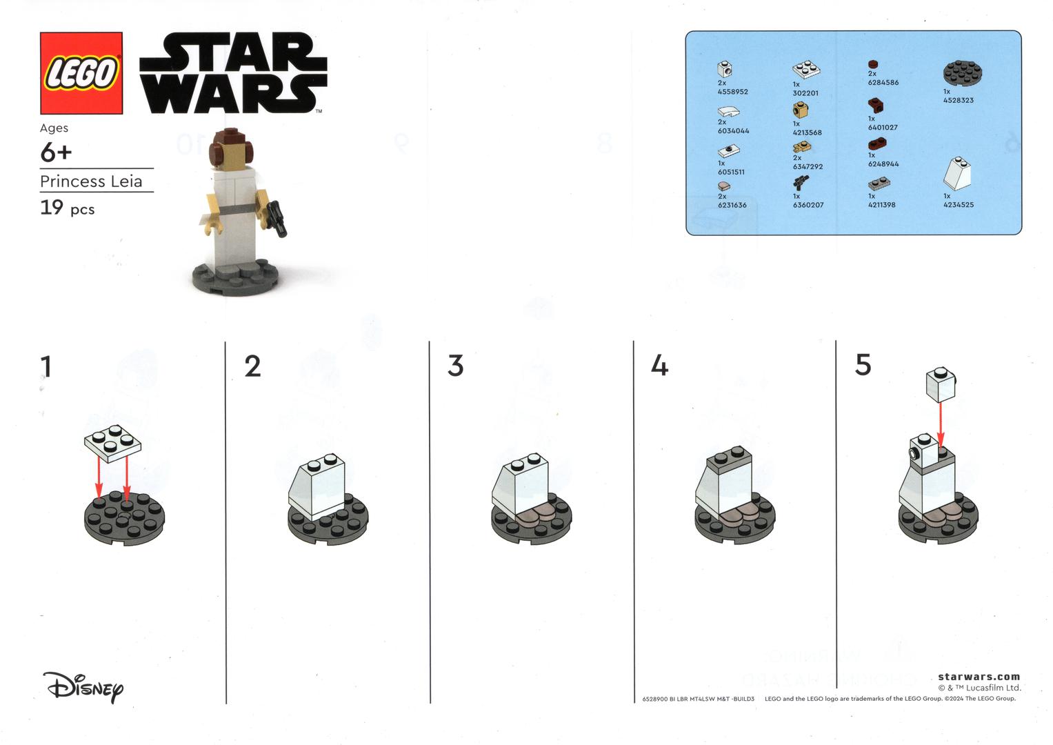 Main image of LEGO Princess Leia (6528900-1)