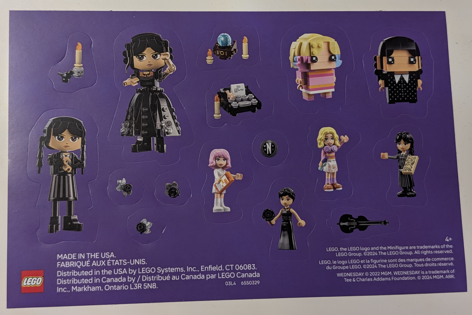 Wednesday Sticker Sheet