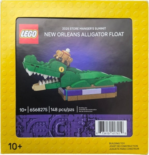LEGO 6568275 2025 Store Manager's Summit: New Orleans Alligator Float box