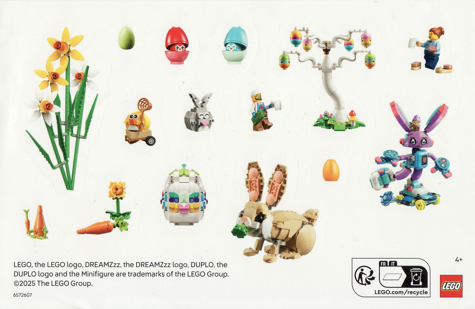 LEGO Easter Stickers