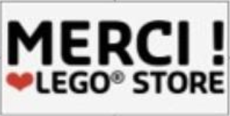 LEGO set 6576785-1 Merci! [Heart] LEGO STORE Tile - Image 1
