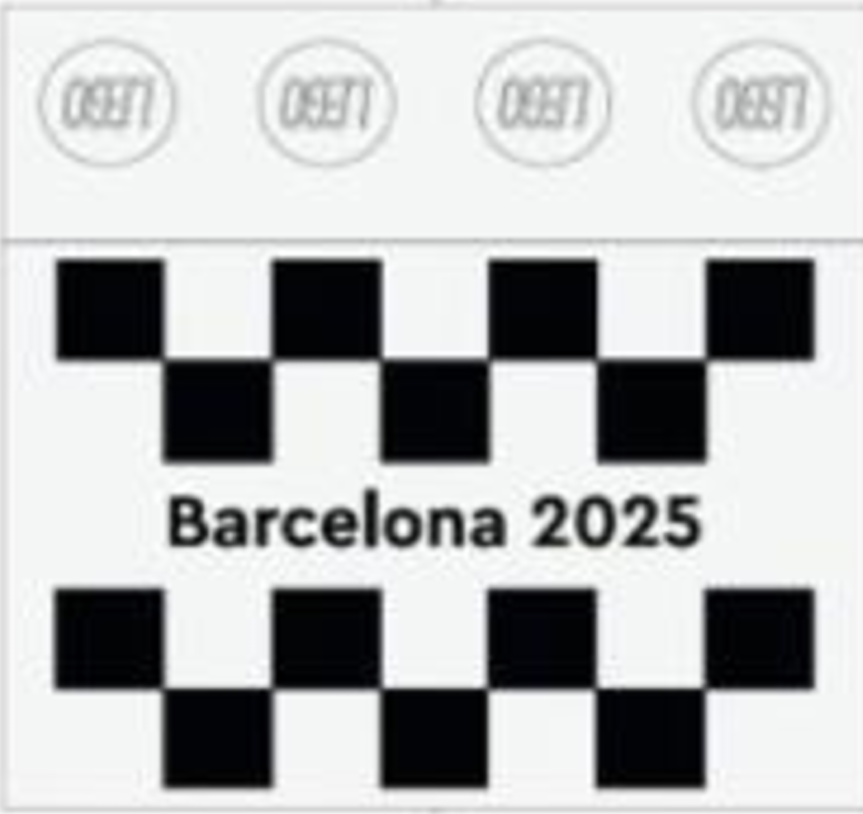 LEGO set 6577690-1 2025 Formula 1 Spanish Grand Prix Tile - Image 1