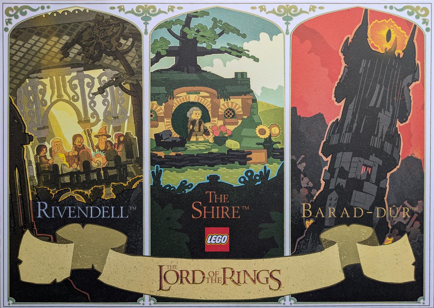 LEGO Gear - Lord of the Rings Poster