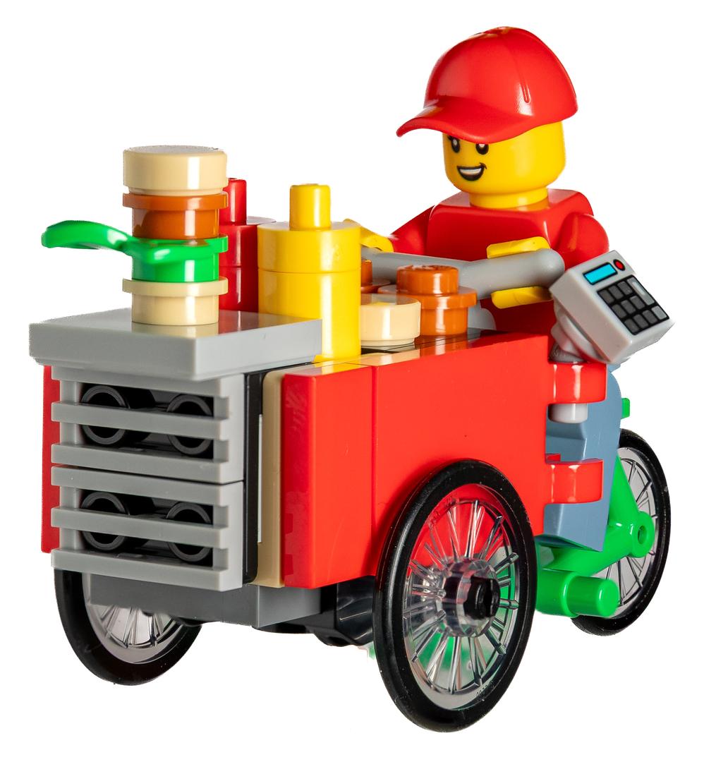 LEGO Bike Burger Cart