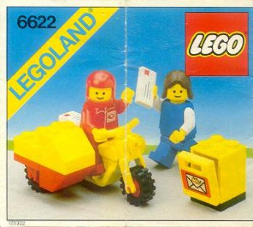 Main image of LEGO Mailman on Motorcycle (6622-1)