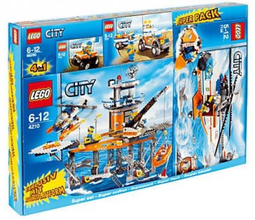 City Coast Guard Super Pack 4 in 1