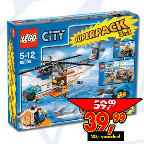 Main image of LEGO City Coast Guard Super Pack 3 in 1 (66306-1)