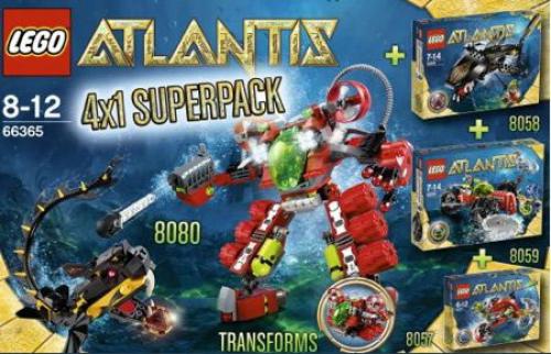 Main image of LEGO Atlantis 4 in 1 Super Pack (66365-1)