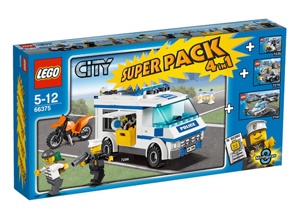 Main image of LEGO City Super Pack 4 in 1 (66375-1)