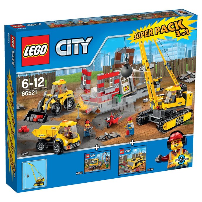 Main image of LEGO City Super Pack 3 in 1 (66521-1)