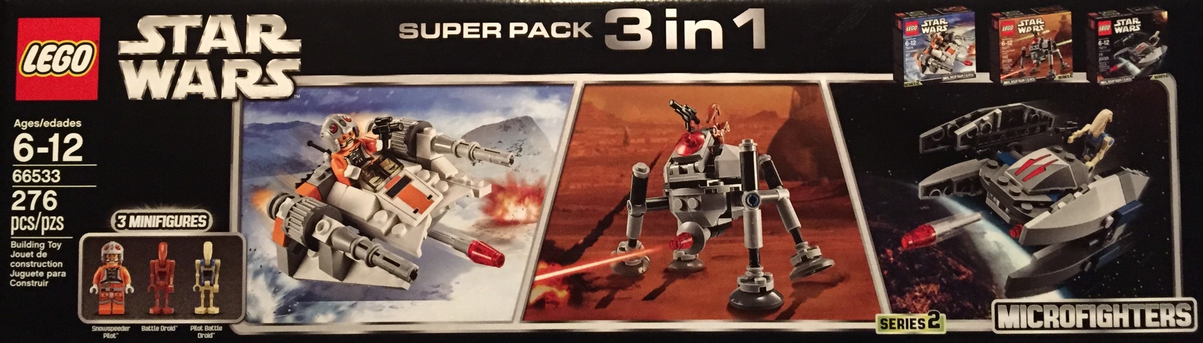 Main image of LEGO Star Wars Super Pack 3 in 1 (66533-1)