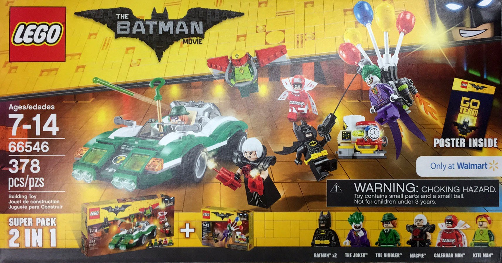 Main image of LEGO The LEGO Batman Movie Super Pack 2 in 1 (66546-1)