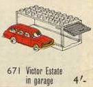 LEGO 1:87 Vauxhall Victor Estate with Garage